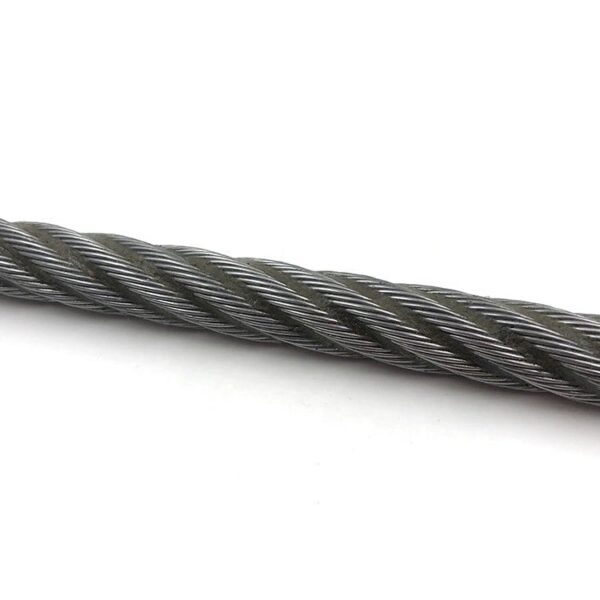 Bitumen coated ungalvanized steel wire rope made 1