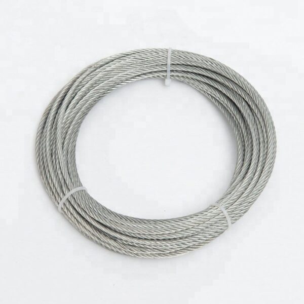 中国の耐久性のある鋼線ロープ巻き上げケーブル5