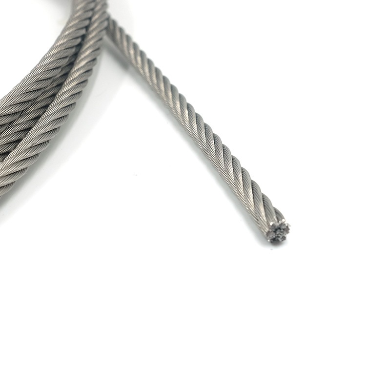 corda de fio de aço inoxidável