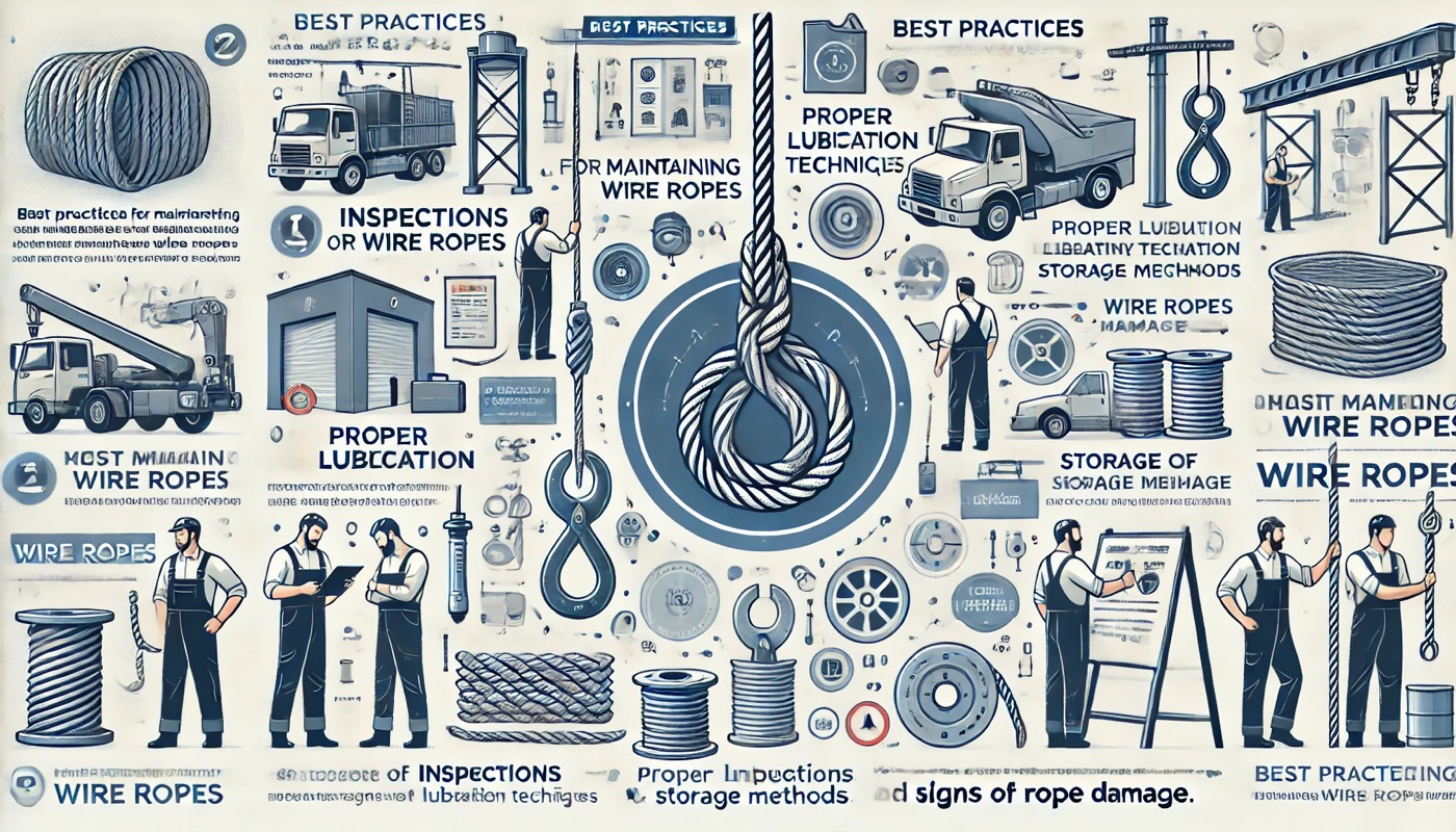 Manutenzione delle funi metalliche