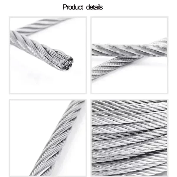 304 Stainless Steel Wire Rope - Waterproof, Soft & Flexible Cable | LKS - Image 6